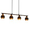 vidaXL Ceiling Lamp Black 82 cm E14