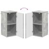 vidaXL Bathroom Furniture Set Wall-mounted 5 pcs Concrete Grey