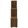 vidaXL Staircase Bookcase Brown Oak 107 cm Engineered Wood