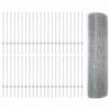 vidaXL Fence with Post Silver 0.8 x 100 m Steel