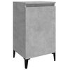 vidaXL Bedside Cabinet Concrete Grey 40x35x70 cm Engineered Wood