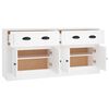 vidaXL Sideboards 2 pcs White Engineered Wood