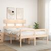 vidaXL Senior Bed without Mattress 140x200 cm Solid Wood