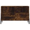 vidaXL TV Cabinet Smoked Oak 80x36x50 cm Engineered Wood