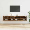 vidaXL TV Wall Cabinets 2 pcs Old Wood 80 x 30 x 30 cm Engineered Wood