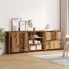 vidaXL Sideboard 3 pcs Old Wood 70 x 41 x 75 cm Engineered Wood