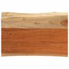vidaXL Table Top 50x40x3,8 cm Rectangular Solid Wood Acacia Live Edge