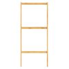 EISL Bathroom Shelf with 3 Compartments Bamboo 34x33x80 cm