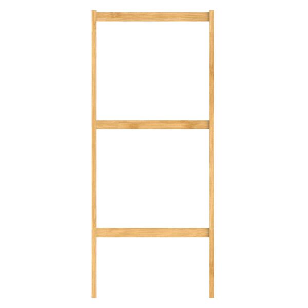 EISL Bathroom Shelf with 3 Compartments Bamboo 34x33x80 cm