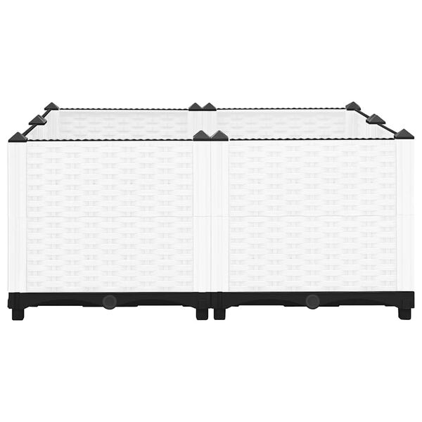 vidaXL Raised Bed 80x80x38 cm Polypropylene