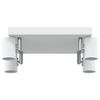 vidaXL Ceiling Spotlight White 26.5 x 26 x 11.5 cm Metal