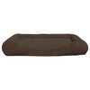 vidaXL Dog Cushion with Pillows Brown 135x110x23 cm Oxford Fabric