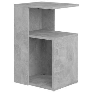 vidaXL Side Table | Concrete grey | Engineered wood | Medium | Side Table