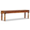 vidaXL Castle Bench Solid Acacia Wood 160x35x45 cm
