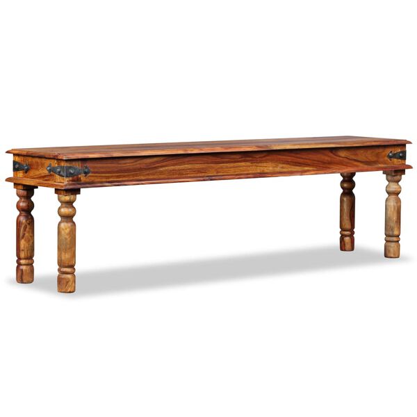 vidaXL Castle Bench Solid Acacia Wood 160x35x45 cm