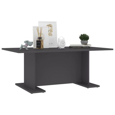 vidaXL Coffee Table Grey 103.5x60x40 cm Engineered Wood