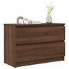 vidaXL TV Cabinet Brown Oak 80x35x54 cm Engineered Wood