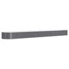 vidaXL Garden Raised Bed Galvanised Steel 512x80x36 cm Anthracite