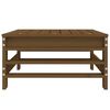 vidaXL Garden Footstool Honey Brown Solid Wood Pine