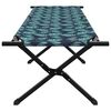 vidaXL Folding Camping Bed Leaf Forest 193 x 69 x 45 cm Oxford fabric