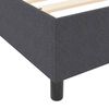 vidaXL Platform Bed Frame Dark Grey 100 x 200 cm Fabric