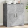 vidaXL Sideboard Concrete Grey 79x38x80 cm Engineered Wood