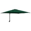 vidaXL Garden Parasol Green 248.5 x 247.5 x 160 cm Fabric