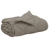 vidaXL Summer Duvet Light Grey 240 x 200 cm Microfiber