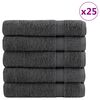 vidaXL Premium Bath Towels SOLUND 50 pcs Anthracite 100x150 cm 600 gsm