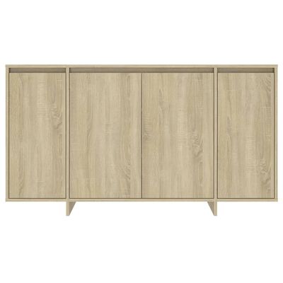 vidaXL Sideboard Sonoma Oak 135x41x75 cm Engineered Wood