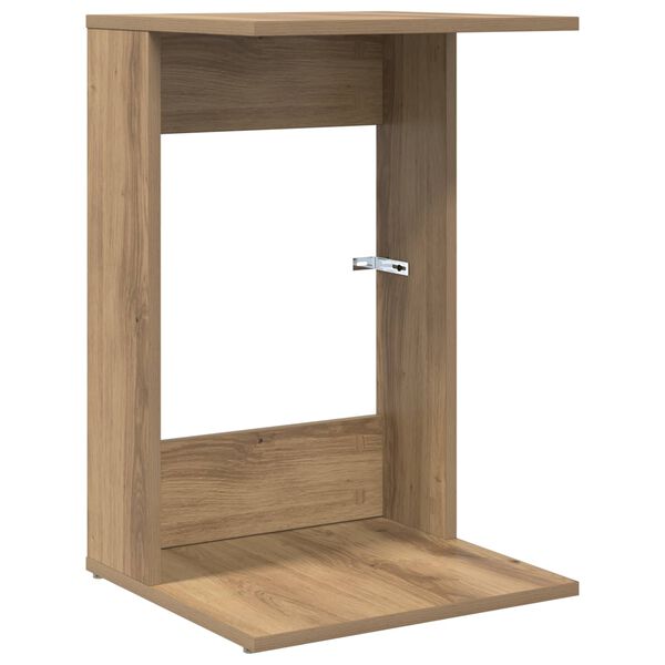 vidaXL Side Table Artisan Oak 40 x 38 x 62.5 cm Engineered Wood