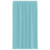 vidaXL Voile Curtains with Rod Pockets 2 pcs Turquoise