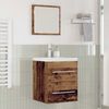vidaXL Bathroom Sink Cabinet with Drawer Brown 42 x 39 x 52 cm