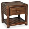 vidaXL Bedside Table 45x45x40 cm Bamboo Dark Brown
