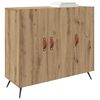 vidaXL Sideboard Artisan Oak 89.5 x 34 x 80 cm Engineered Wood
