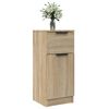 vidaXL Sideboards 2 pcs Sonoma Oak 30x30x70 cm Engineered Wood