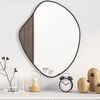 vidaXL Wall Mirror Black 60x50 cm