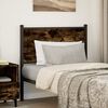 vidaXL Replace Headboard Smoked Oak 80 cm Engineered Wood and Steel