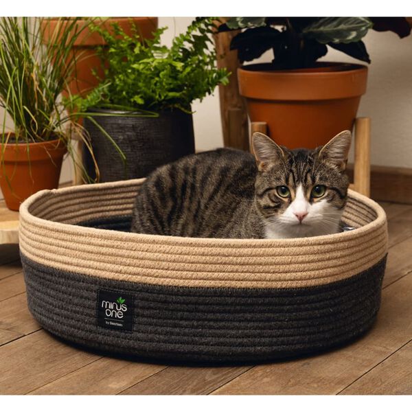 Beeztees Cat Bed Minus One Xana 45x14 cm Grey and Brown