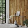 vidaXL Wall Panels Wood Look Brown PVC 4.12 m&sup2;