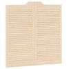 vidaXL Swing Doors 100 x 50 cm Solid Pine Wood Natural