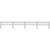 vidaXL Garden Fence | Steel | Sturdy | Rectangular | Modern