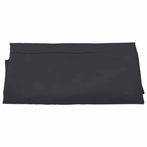 vidaXL Replacement Fabric for Cantilever Umbrella Black 300 cm