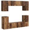 vidaXL TV Cabinet Set 5 pcs Old Wood Engineered Wood