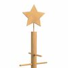vidaXL Wooden Christmas Tree with Stand Brown 125 cm Bamboo