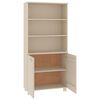 vidaXL Highboard HAMAR Solid Wood Pine Honey Brown