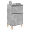 vidaXL Bedside Cabinet Concrete Grey 40x35x70 cm