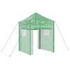 vidaXL Greenhouse with Pop-up Frame Green 200 x 200 x 300 cm Iron