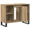 vidaXL Bathroom Cabinet Artisan Oak 80 x 33 x 60 cm Engineered Wood