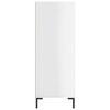 vidaXL Bookcase High Gloss White 69.5x32.5x90 cm Engineered Wood
